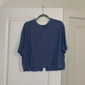 Lululemon cutout top blue